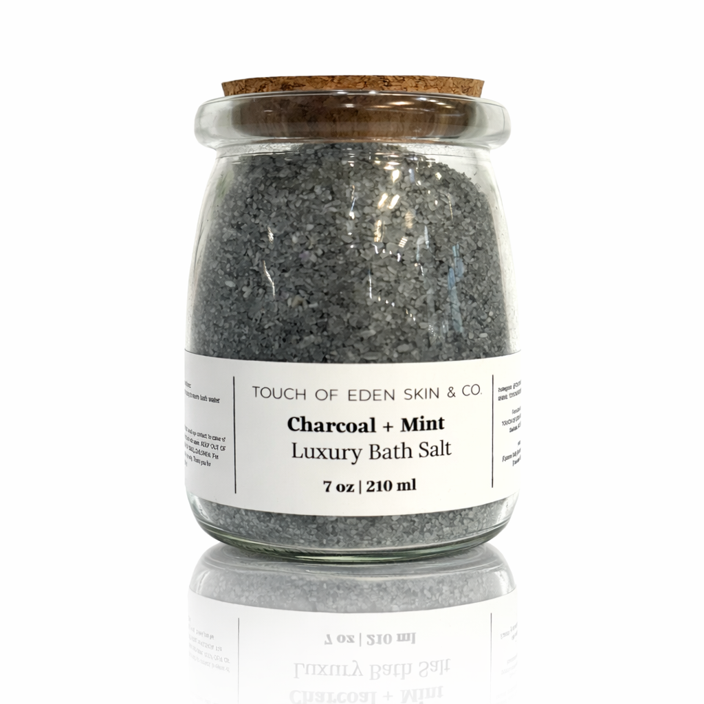 Charcoal + Mint Bath Salt