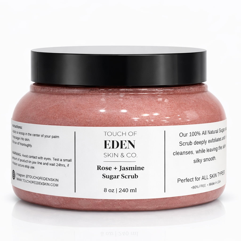 Rose + Jasmine Sugar Scrub